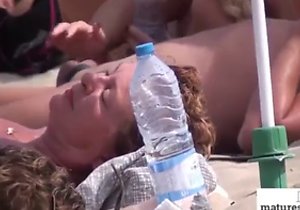 Nudist voyeur porn with a bunch of amateur MILFs