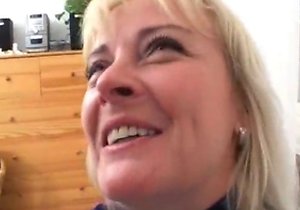 Fair-haired GILF wants some action on the side