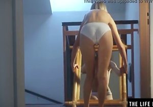 Masturbation scene focusing on a greedy hoe