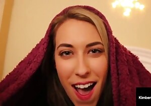 Red panties beauty licking dick and then some