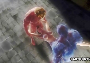 Horny people fucking in a fucked-up porno movie