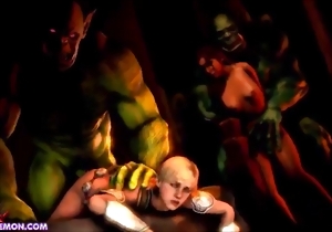 Rough monster fuck with awesome MILFs and their beasts