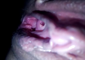 An old lover is licking her wide-opened pussy with passion